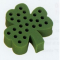 24 Hole Foam Shamrock Shaped Rack for Test Tube (Blank)